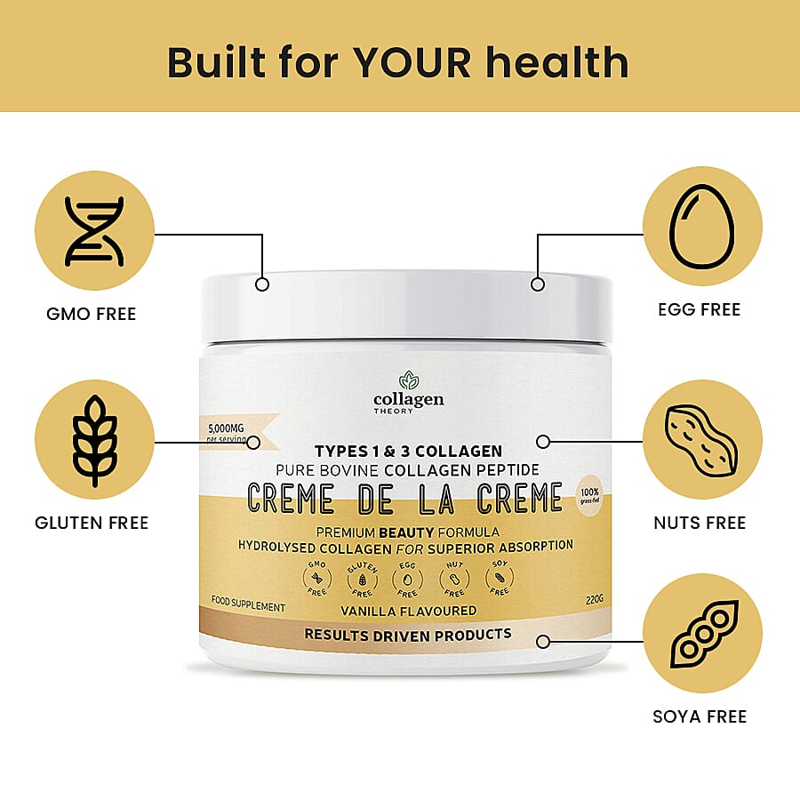 Collagen Theory- Creme De Le Creme Premium Collagen Creamer- 220g