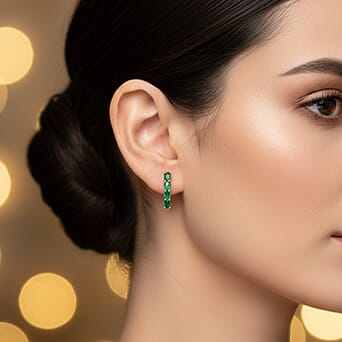 https://tjcuk.sirv.com/Products/87/5/8753265/Emerald-May-Birthstone-Hoop-Earrings-in-Sterling-Silver-with-18K-Verme_8753265_1.jpg?w=342&h=342