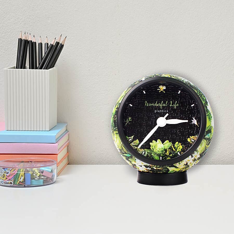 Pintoo Elegant Notation 3D Puzzle Clock with 145 Puzzle Pieces (Size 10x10x10.5cm)