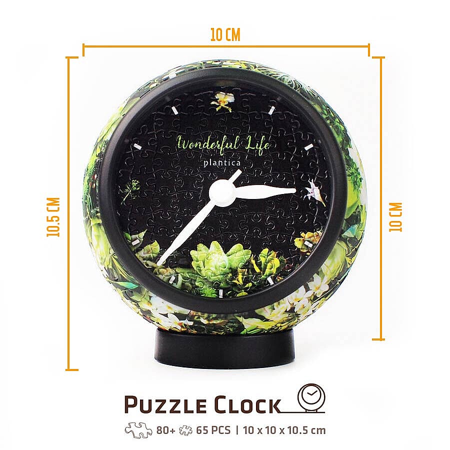 Pintoo Elegant Notation 3D Puzzle Clock with 145 Puzzle Pieces (Size 10x10x10.5cm)