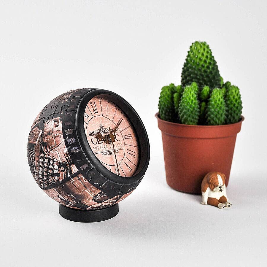 Pintoo Forever Lasting 3D Puzzle Clock with 145 Puzzle Pieces (Size 10x10x10.5cm)