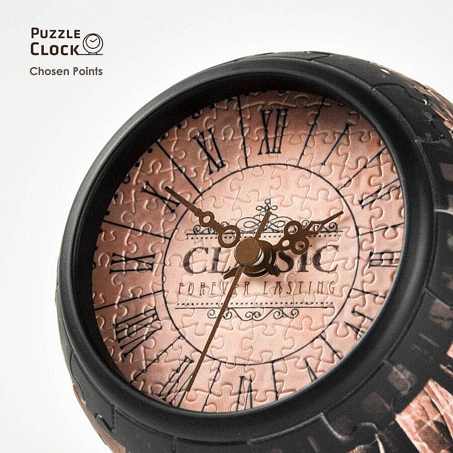 Pintoo Forever Lasting 3D Puzzle Clock with 145 Puzzle Pieces (Size 10x10x10.5cm)