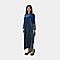 Tamsy Velvet Maxi Kaftan Dress (Size 129 Cm) - Teal