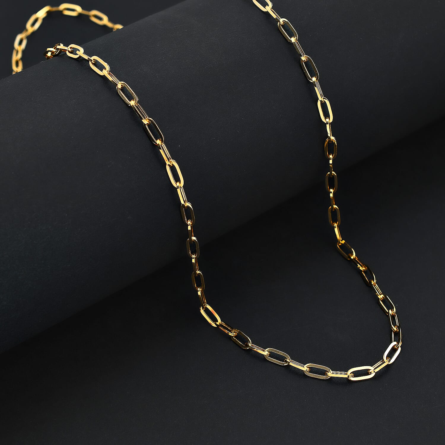 Close Out Deal - 9K Yellow Gold Paperclip Necklace (Size - 24) With Lobster Clasp, Gold Wt. 6.20 Gms.