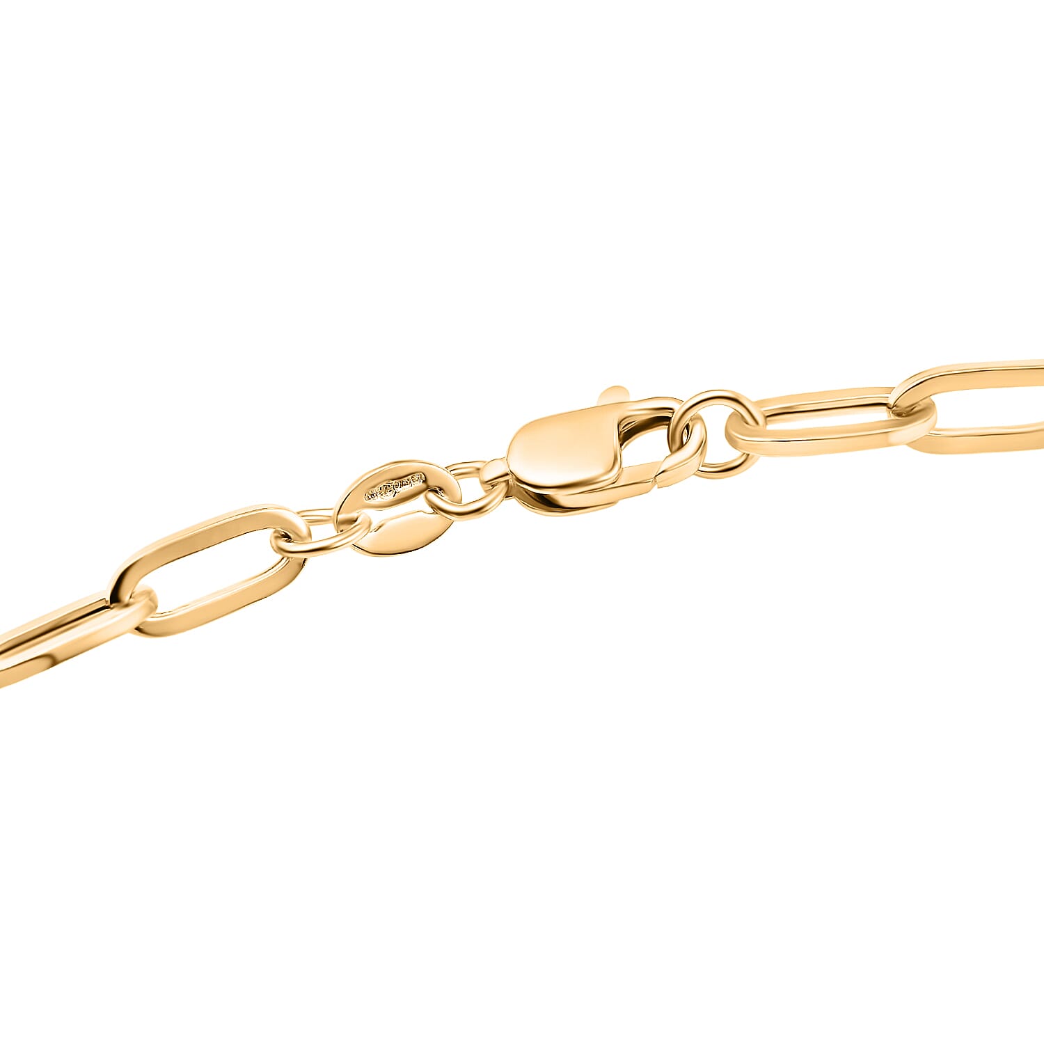 Close Out Deal - 9K Yellow Gold Paperclip Necklace (Size - 24) With Lobster Clasp, Gold Wt. 6.20 Gms.