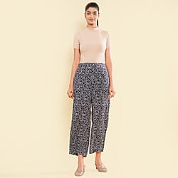 TAMSY Viscose Printed Palazzo - Orange