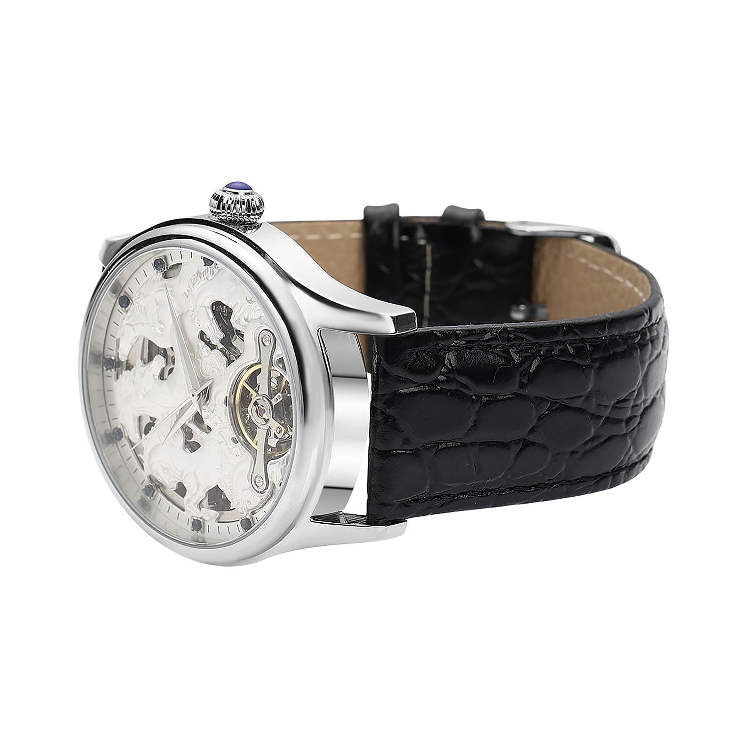 Watch Pure White Stainless Steel Mix Metal