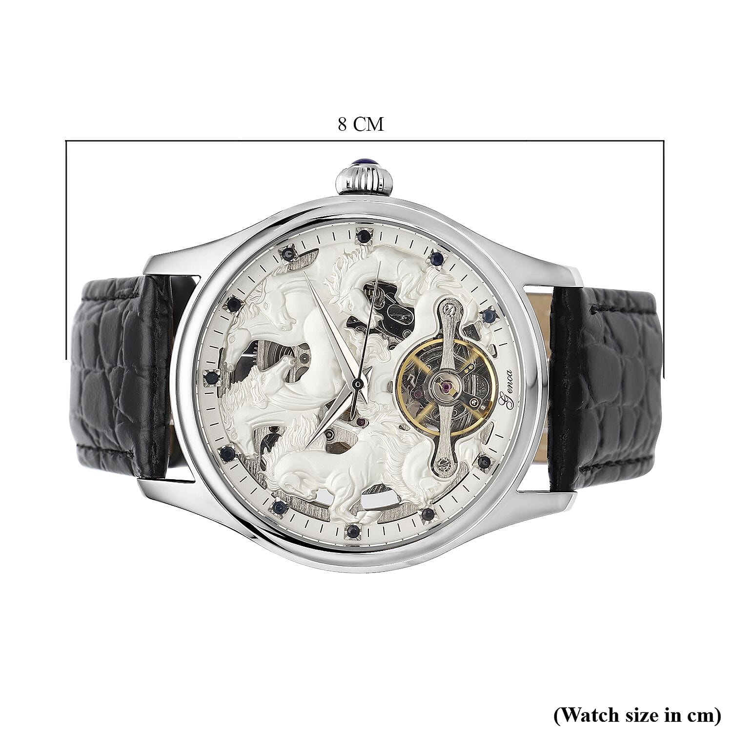 Watch Pure White Stainless Steel Mix Metal
