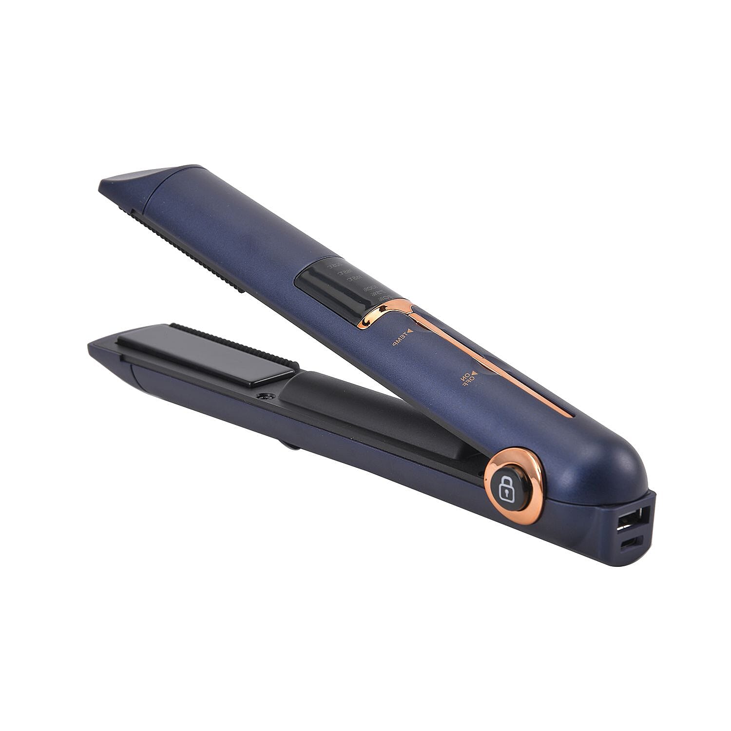 Doorbuster - BEAUTECH- Cordless Hair Straightener with Built in Powerbank (2600 mAH) - Blue
