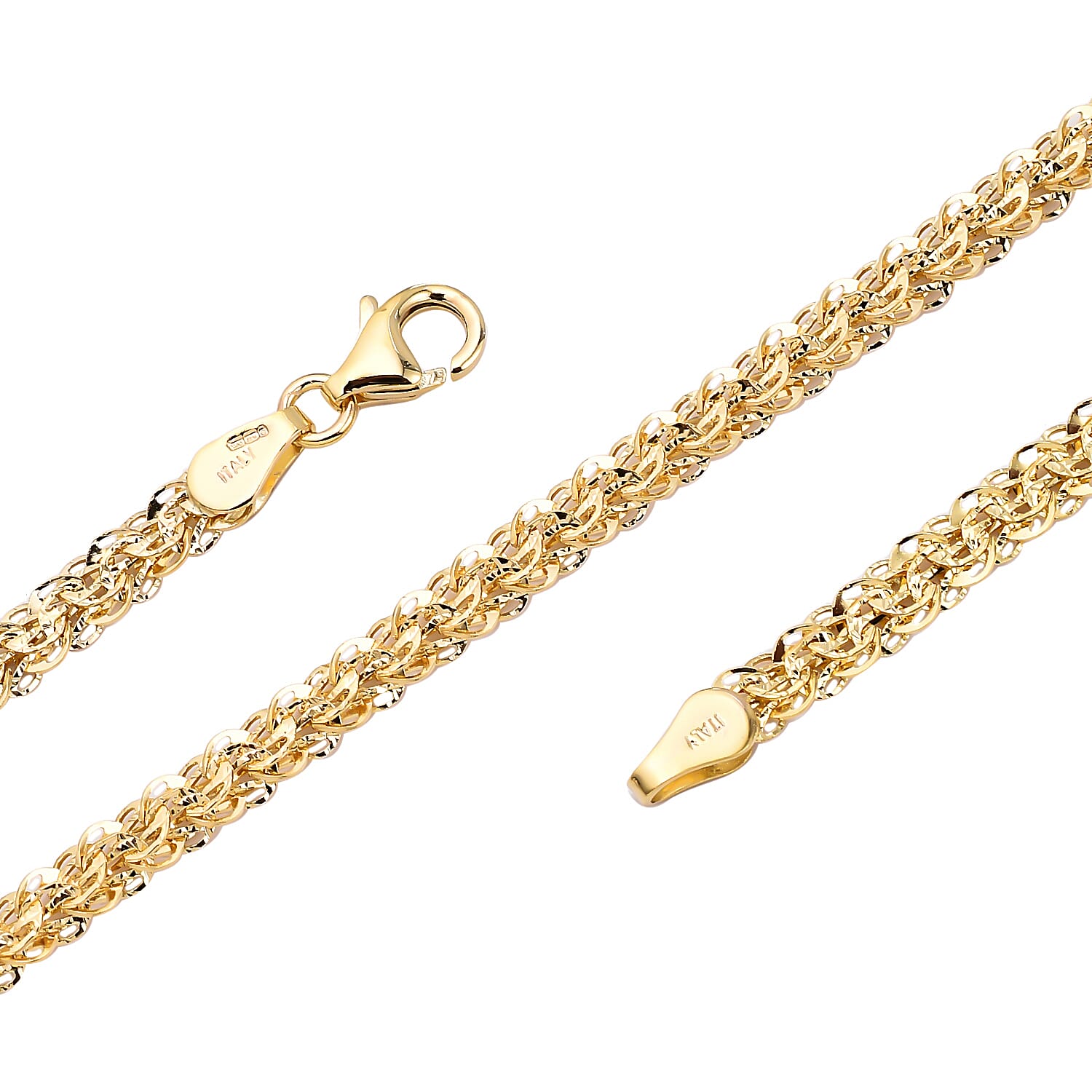 Maestro Collection- PHOENIX 9K Yellow Gold Necklace (Size - 20) with Lobster Clasp, Gold Wt. 7.31 Gms
