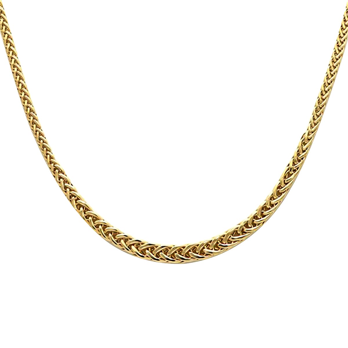 Maestro Collection 9K Yellow Gold Spiga Necklace (Size - 20) With Lobster Clasp, Gold Wt. 6.60 Gms