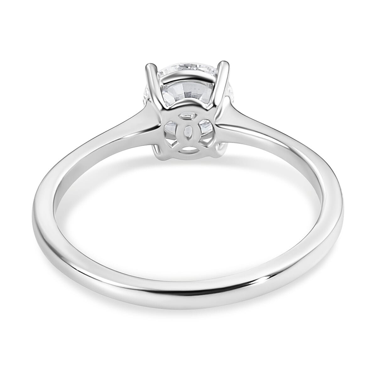 Luxuriant Diamond - 14K White Gold IGI Certified (F-G-SI )Lab Grown Diamond Solitaire Ring 1.00 Ct.