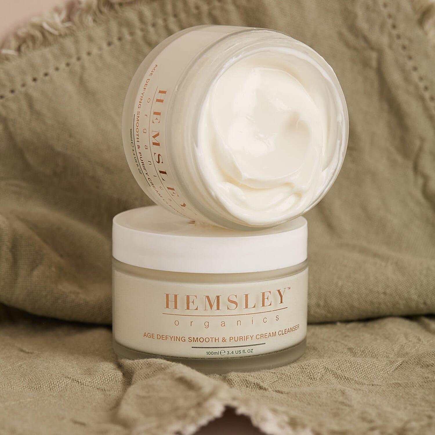 Hemsley Organics- Age Defying Smooth & Purify Cream Cleanser - 100ml