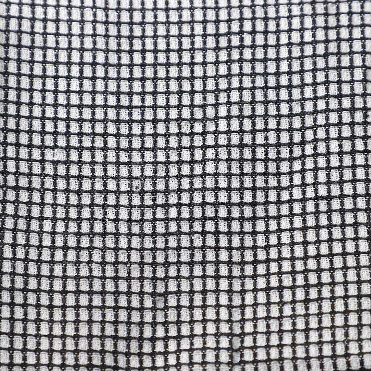 Set of 10 - Cotton Check Pattern Kitchen Towel - Grey