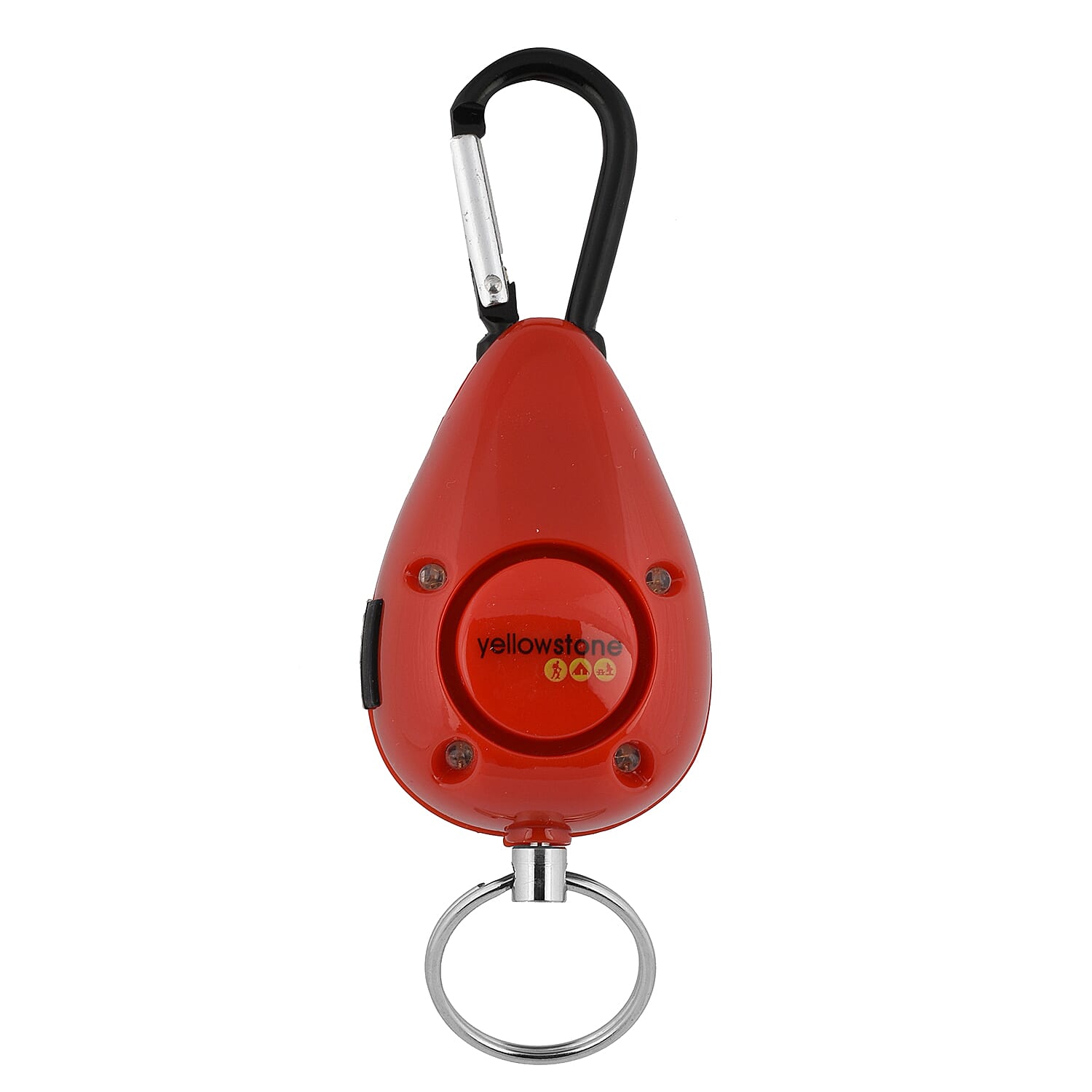 YellowStone Personal Alarm - Red (Size 12x4 cm) with Battery Included