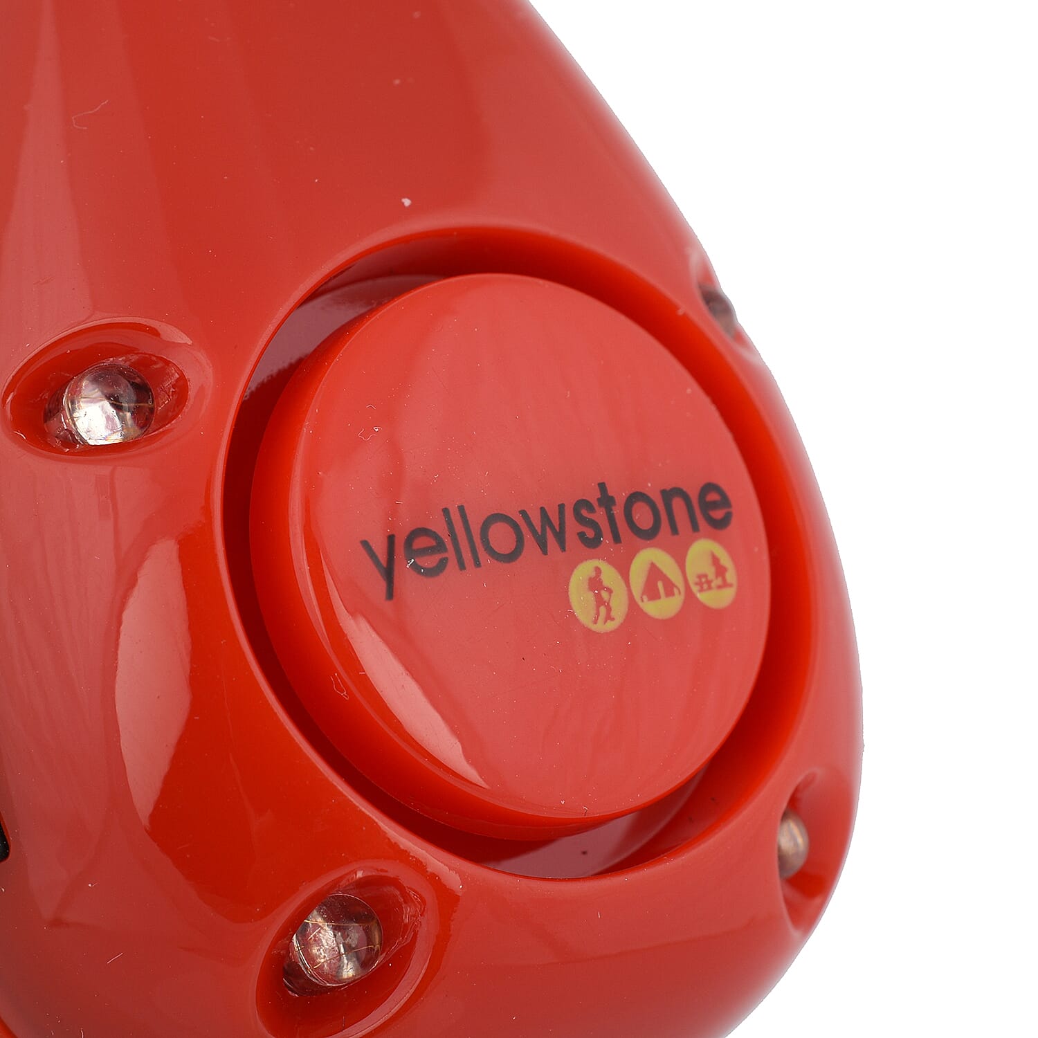 YellowStone Personal Alarm - Red (Size 12x4 cm) with Battery Included