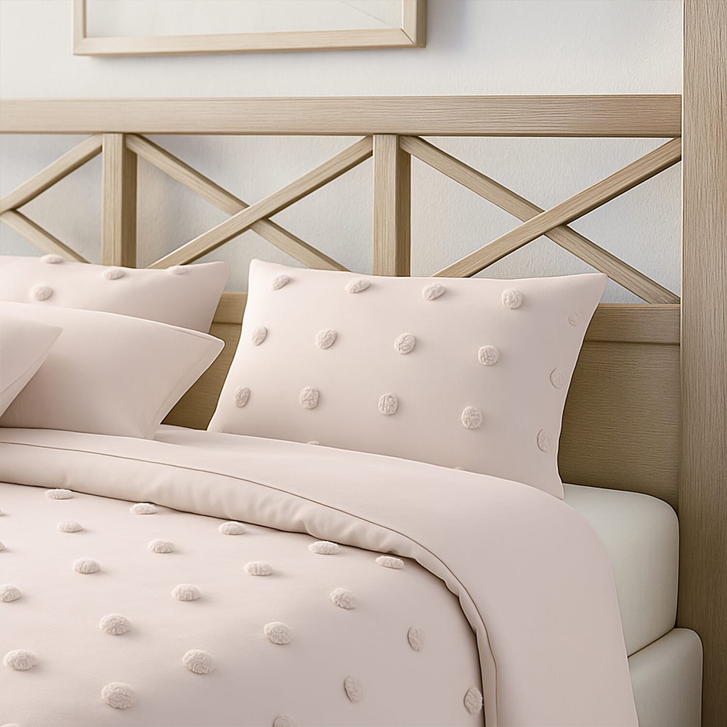 Luxury Vegas Closeout- Deluxe 6 Piece set- Comforter, Fitted Sheet, 2 Pillow Cases, Cushion Cover and Bolster Cushion Cover - - Blue Double