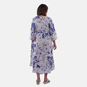 https://tjcuk.sirv.com/Products/88/5/8857905/Tamsy-100-Cotton-Tiered-Floral-Maxi-Dress-(Size-S8-10)-Blue_8857905_1.jpg?w=342&h=342