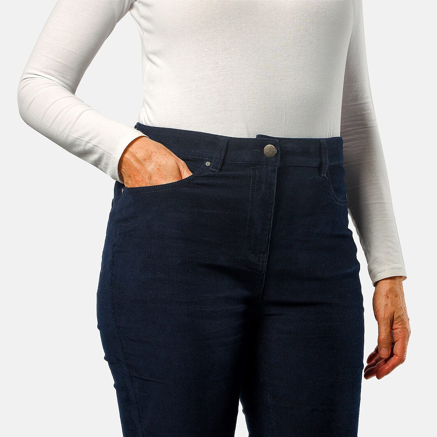 Tamsy Cotton Jean and Pant/Trouser - Navy