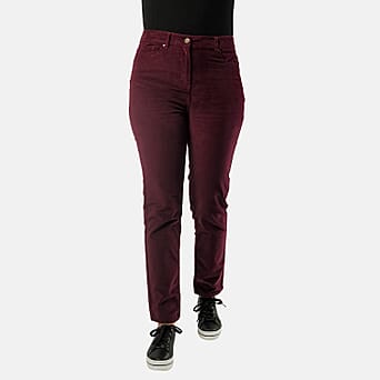 https://tjcuk.sirv.com/Products/88/5/8858394/Tamsy-Cotton-Straight-Leg-Cord-Trouser-Size-14-R-Berry_8858394_1.jpg?w=342&h=342