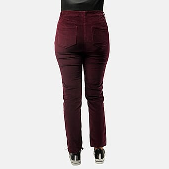 https://tjcuk.sirv.com/Products/88/5/8858398/Tamsy-Cotton-Straight-Leg-Cord-Trouser-Size-22-R-Berry_8858398_3.jpg?w=342&h=342
