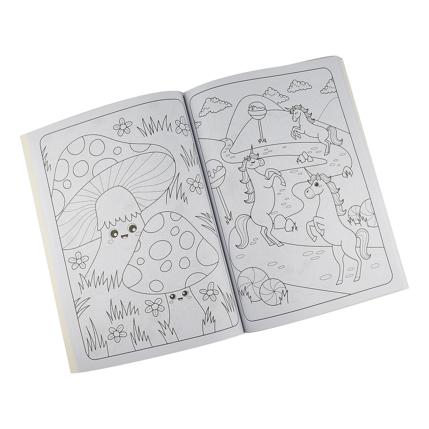 Unicorn & Narwhal Colouring Book with Crayons