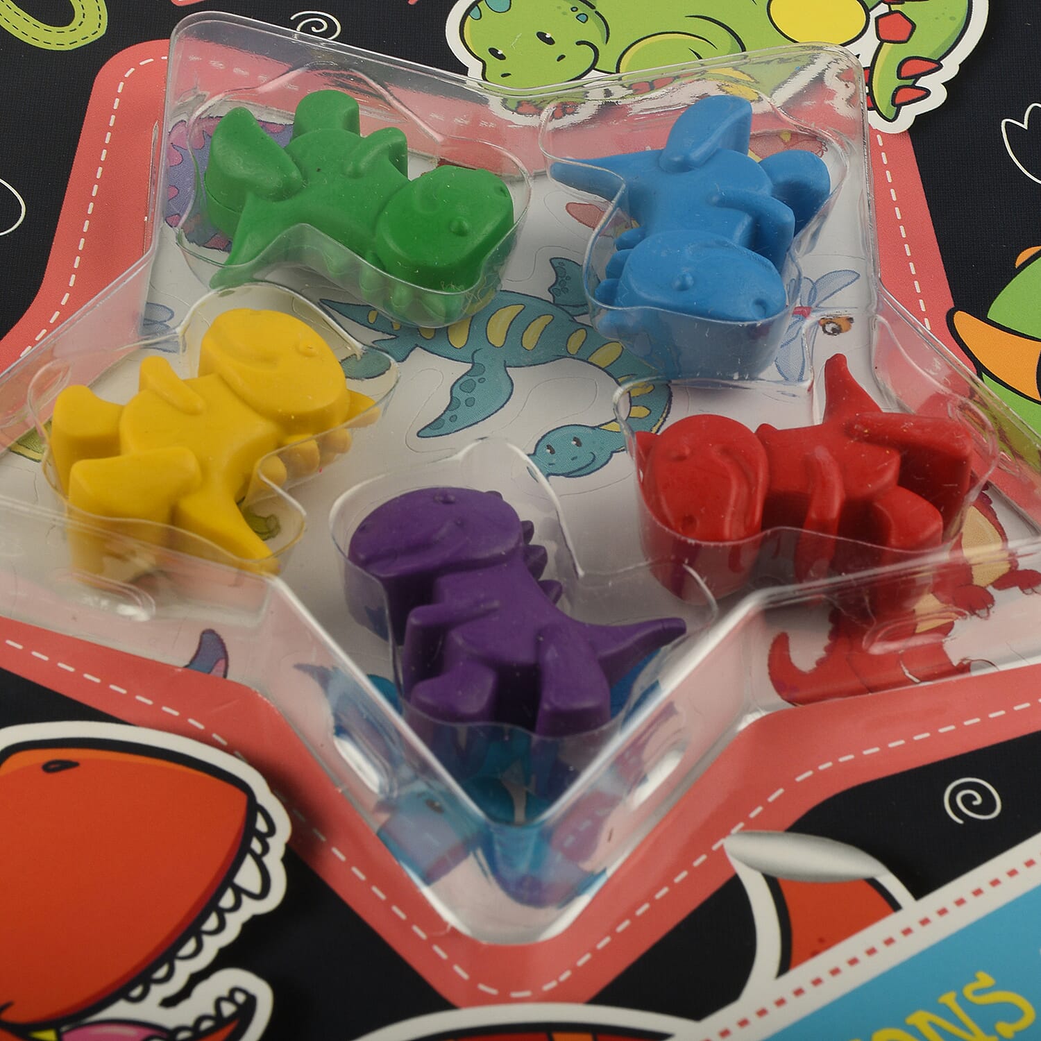 Dinosaur Colouring Book with Crayons