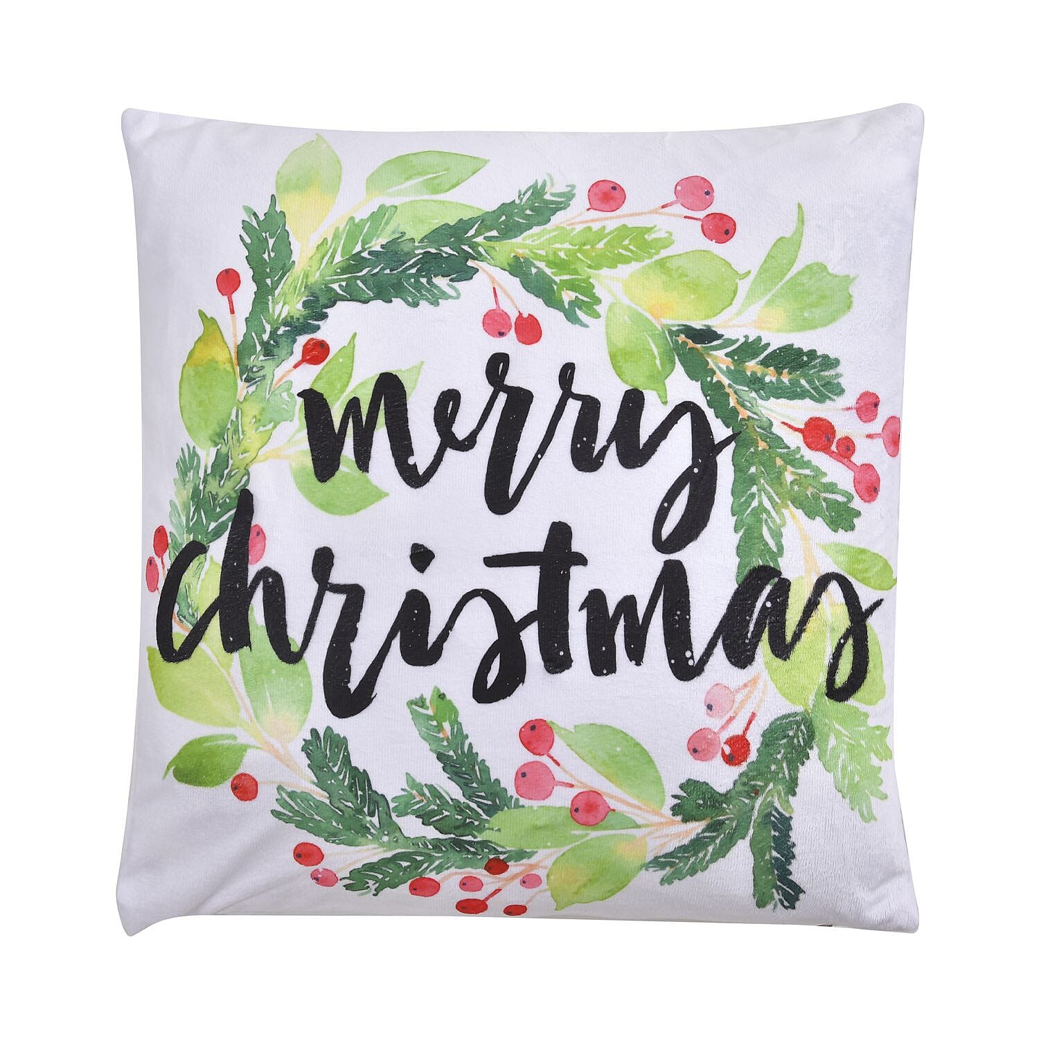 Vibrantly Coloured Pattern LED Cushion (Size 45 Cm) - Multi