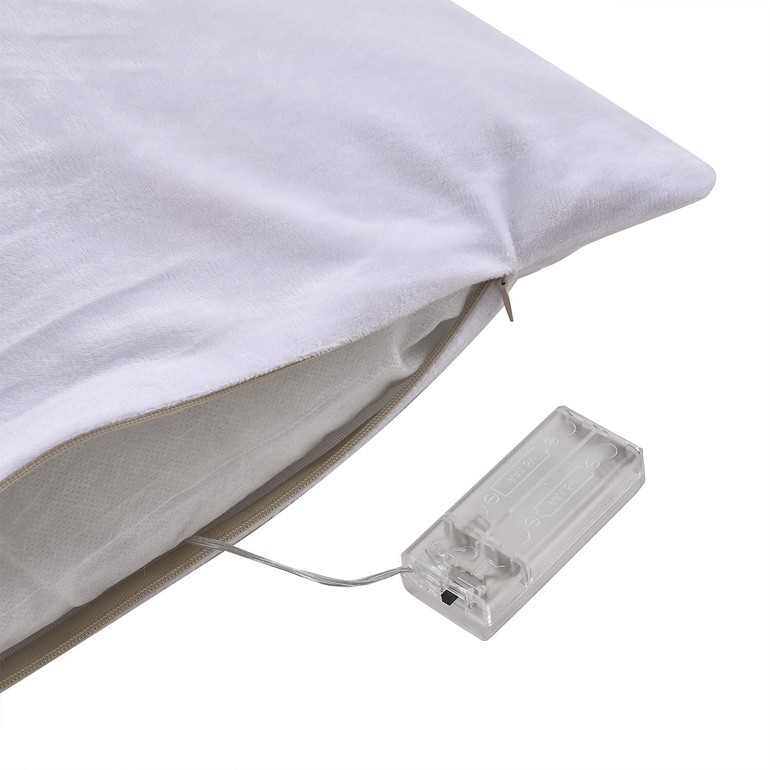 Merry Christmas Printed LED Cushion (Size 45 Cm) - Multi