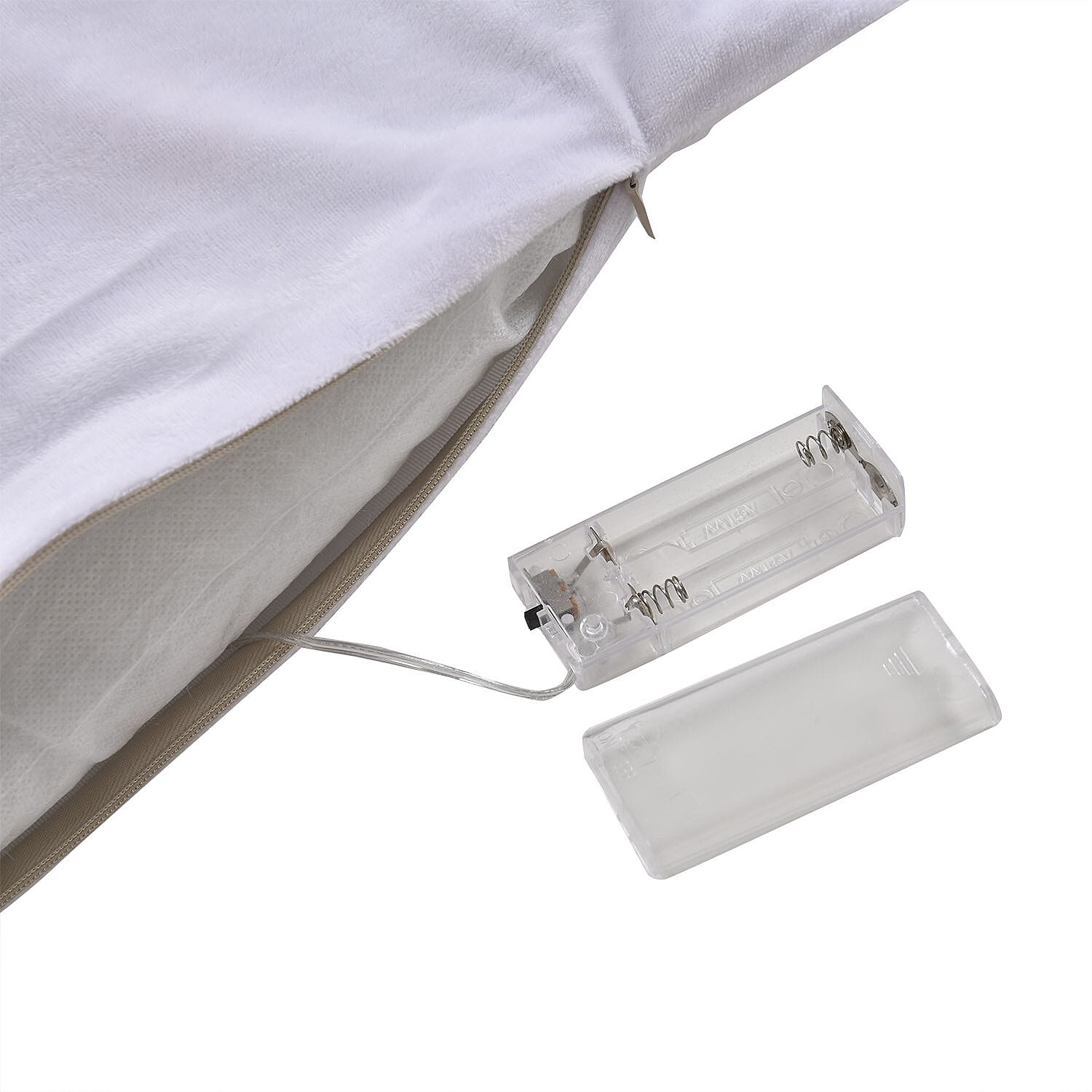 Christmas Theme LED Cushion Cover (Size 45 Cm) - Multi