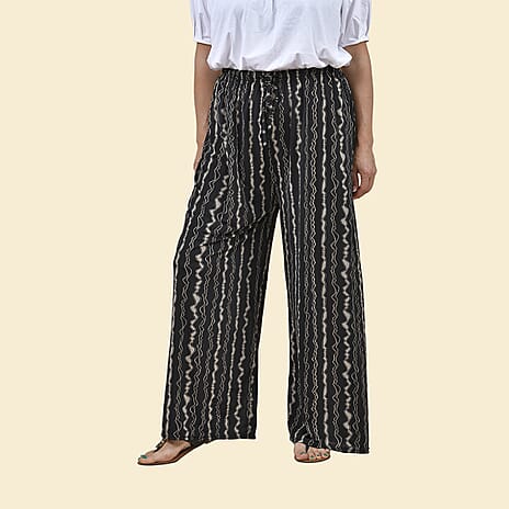 TAMSY Wave Pattern One Size Collection Trousers (Size 10-18)