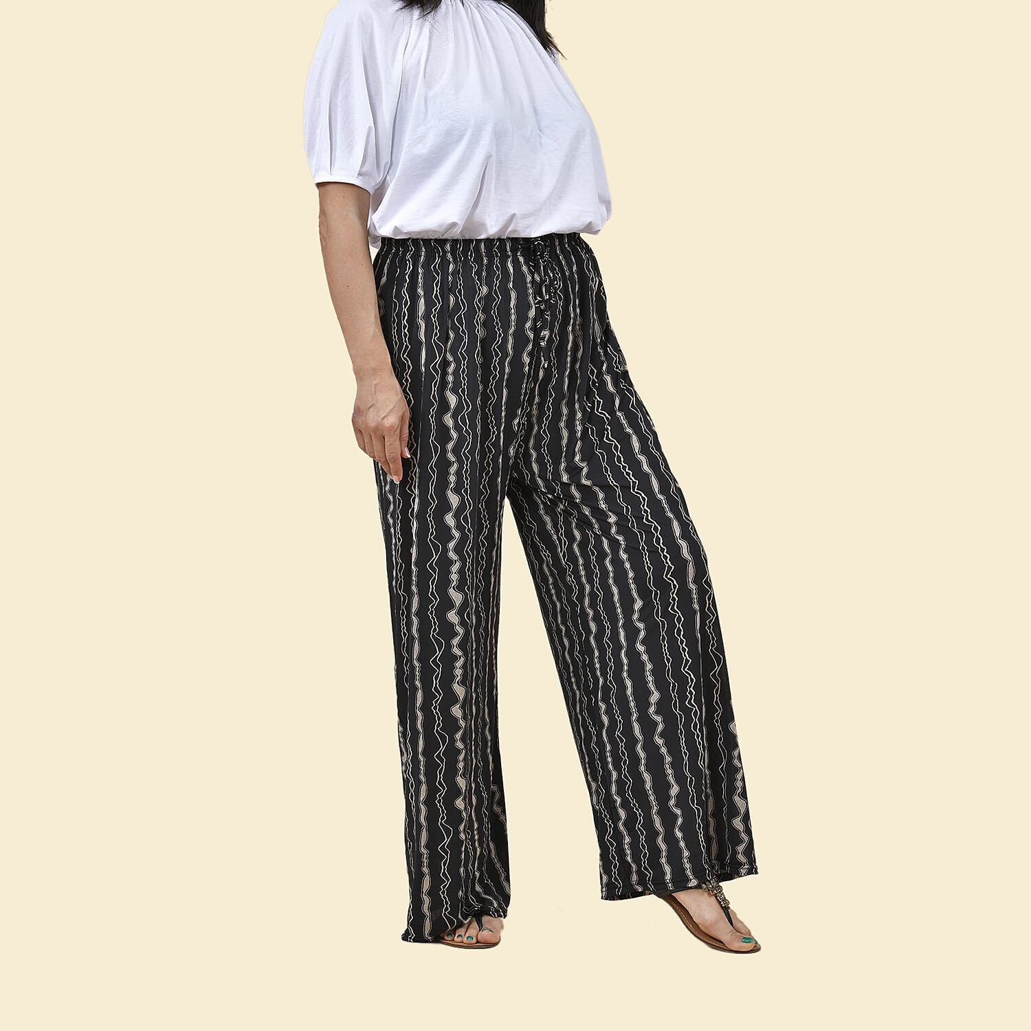 TAMSY Wave Pattern One Size Collection Trousers