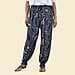 TAMSY Circle Printed Trousers - Navy