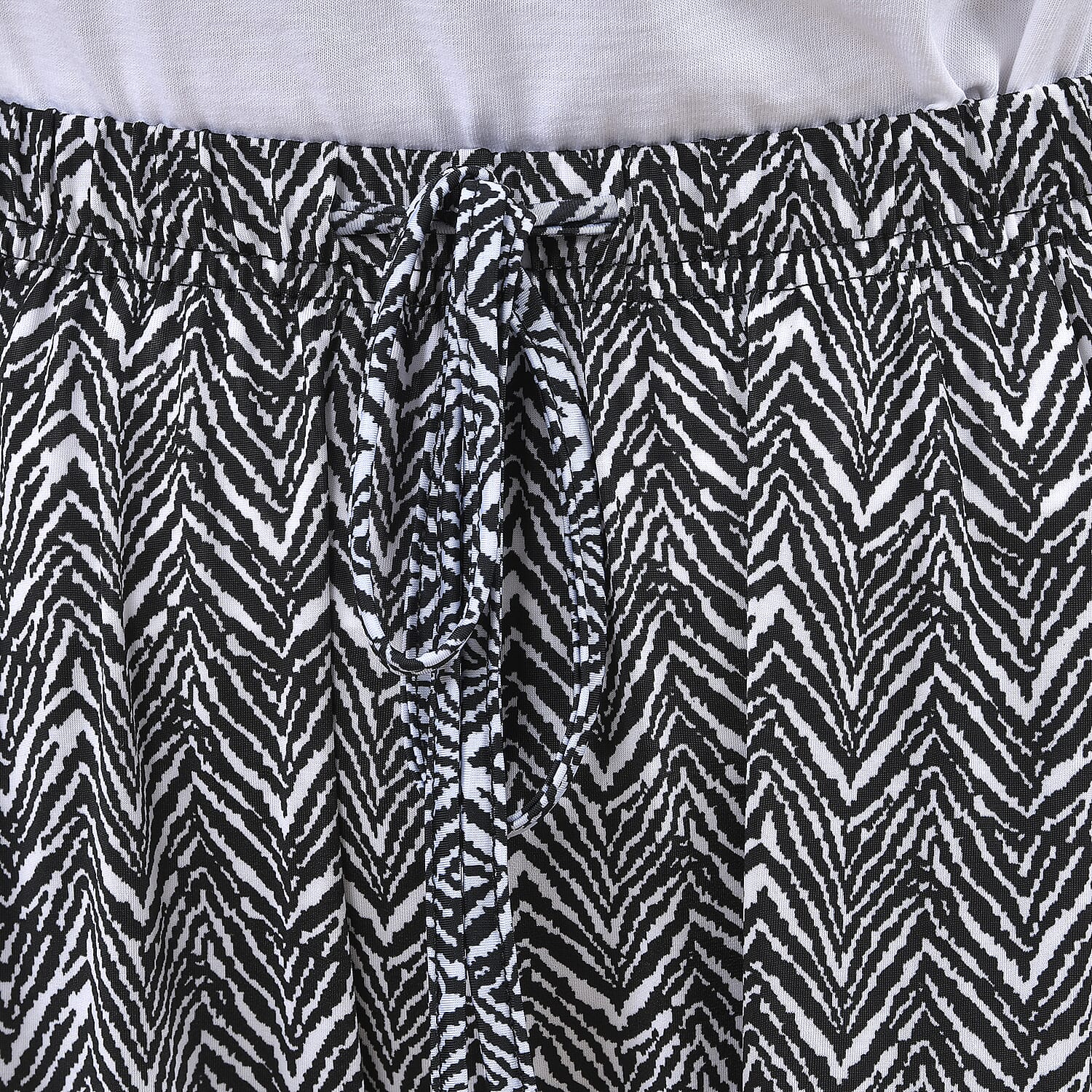 TAMSY Circle Printed Trousers - Navy