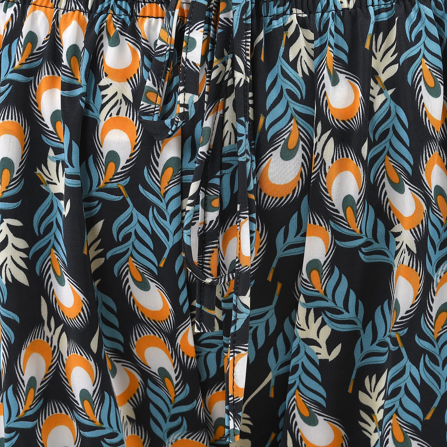 TAMSY Circle Printed Trousers - Navy