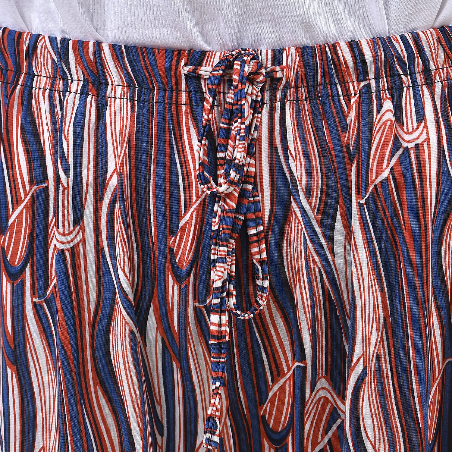 TAMSY Circle Printed Trousers - Navy