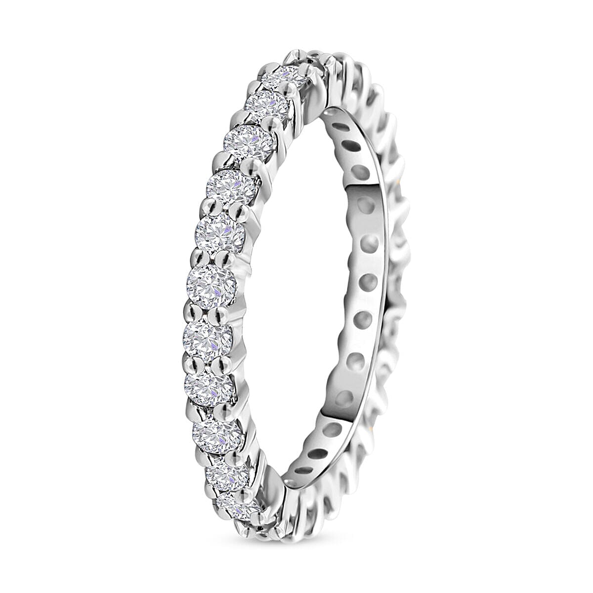 RHAPSODY 950 Platinum IGI Certified Diamond (VS-E-F) Ring 1.00 Ct.