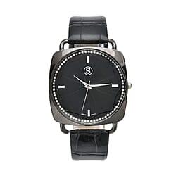 Watch Pure White Stainless Steel Mix Metal 0.720 Ct.