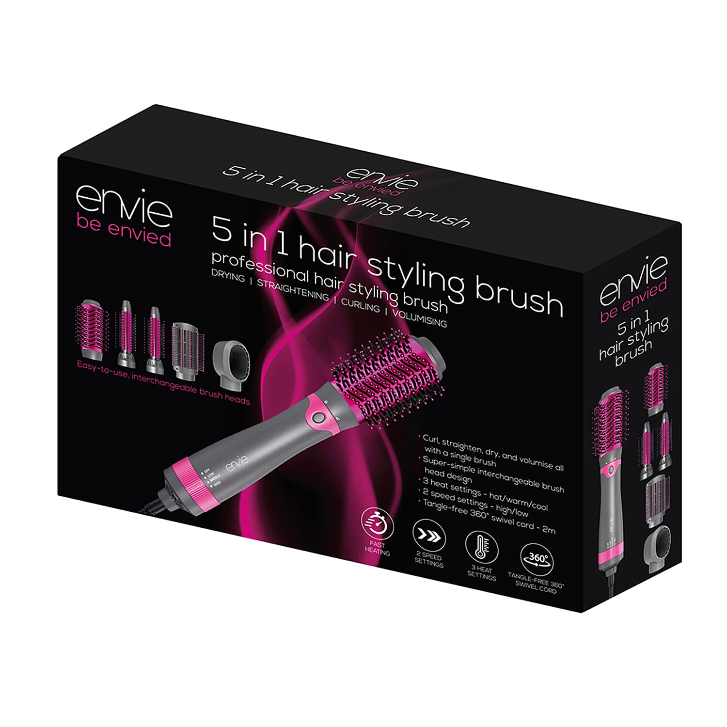 Envie: 5 in 1 Hair Styling Kit/ Blow Dry Brush
