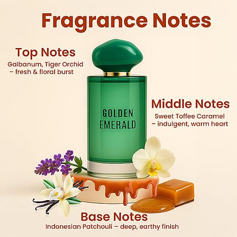 Laurelle Golden Emerald- Eau De Parfum - 100ml