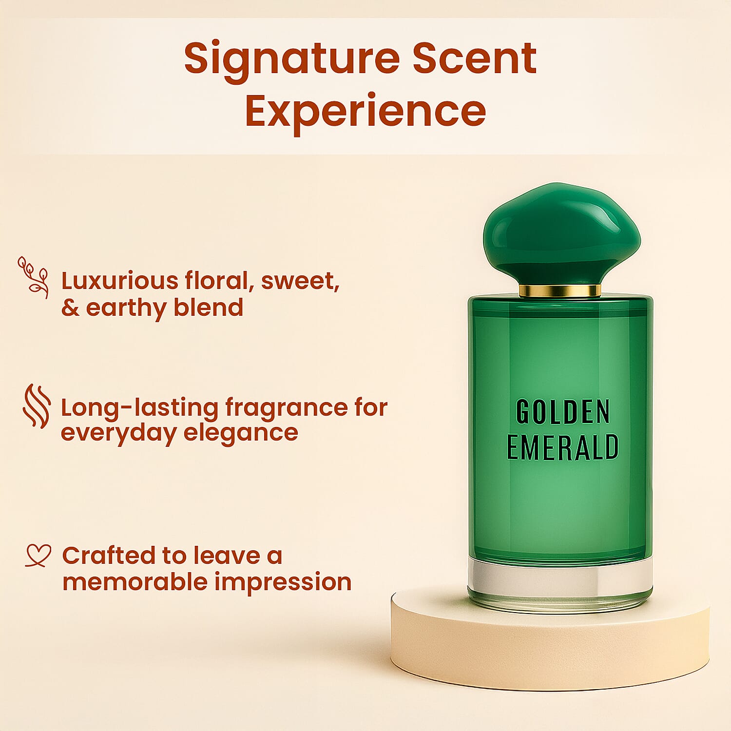 Laurelle Golden Emerald- Eau De Parfum - 100ml