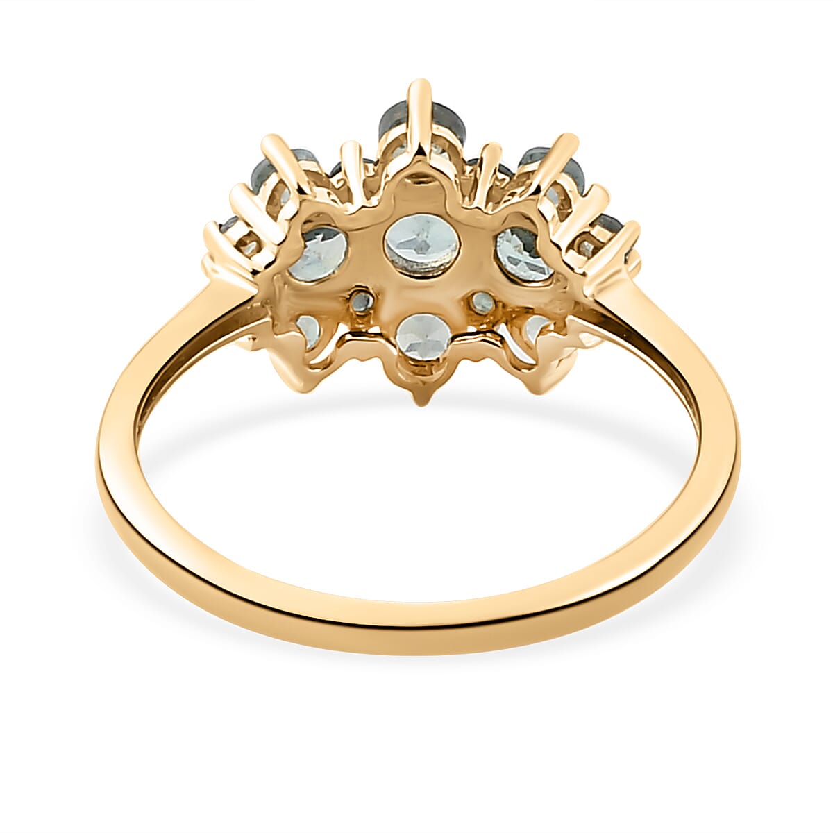 9K Yellow Gold Alexandrite Boat Ring 1.17 Ct.