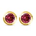 RACHEL GALLEY Pink Tourmaline Stud Earrings (with Push Back) in Vermeil Yellow Gold Overlay Sterling Silver