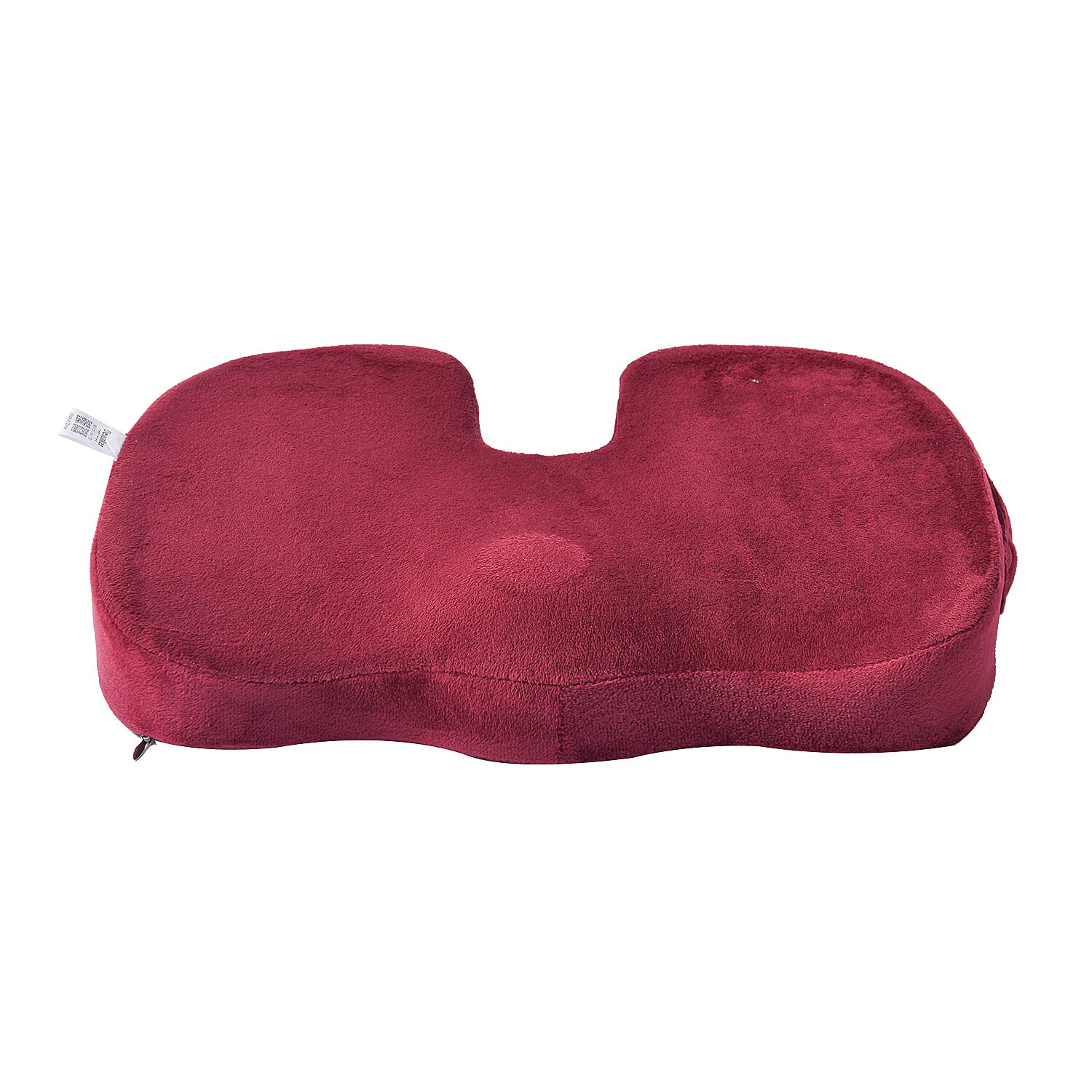 Memory Foam Seat Cushion (Size 44x35x7 Cm) - Burgundy