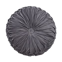 Tjc Round Floor Cushion - Grey