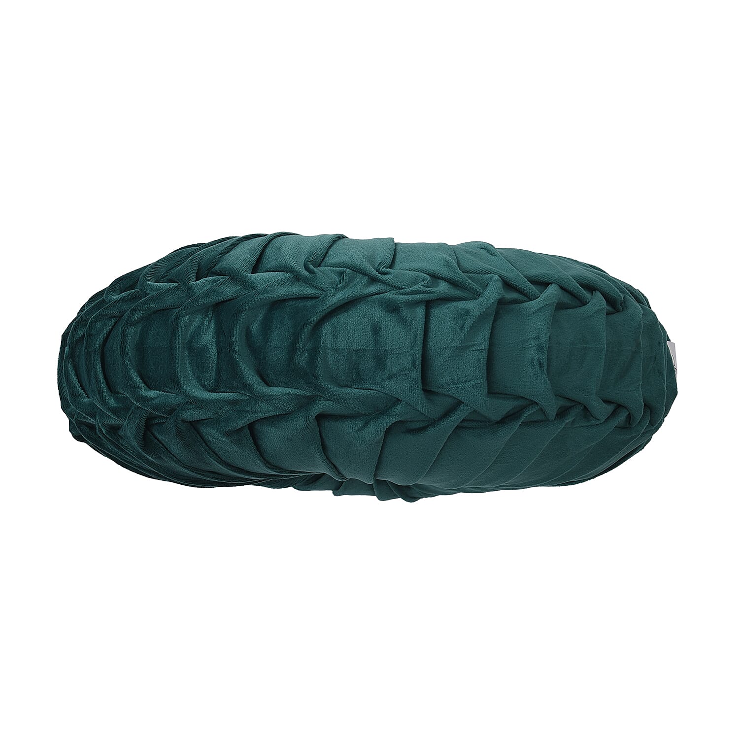 Luxury Round Cushion (Size 35x35x10 Cm) - Teal Green