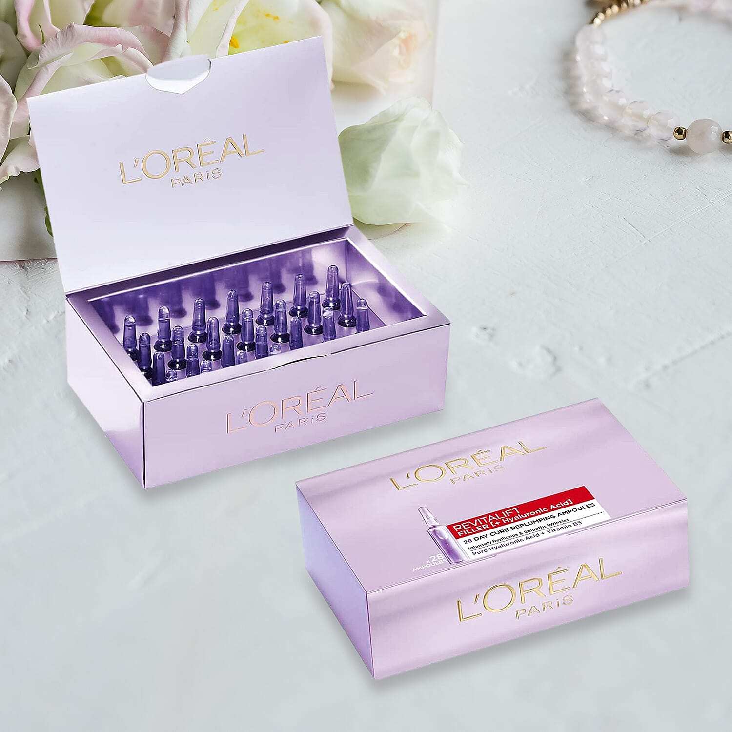 LOreal- Revitalift Filler Hyaluronic Acid Replumping Ampoules (28 days x 1.3ml)