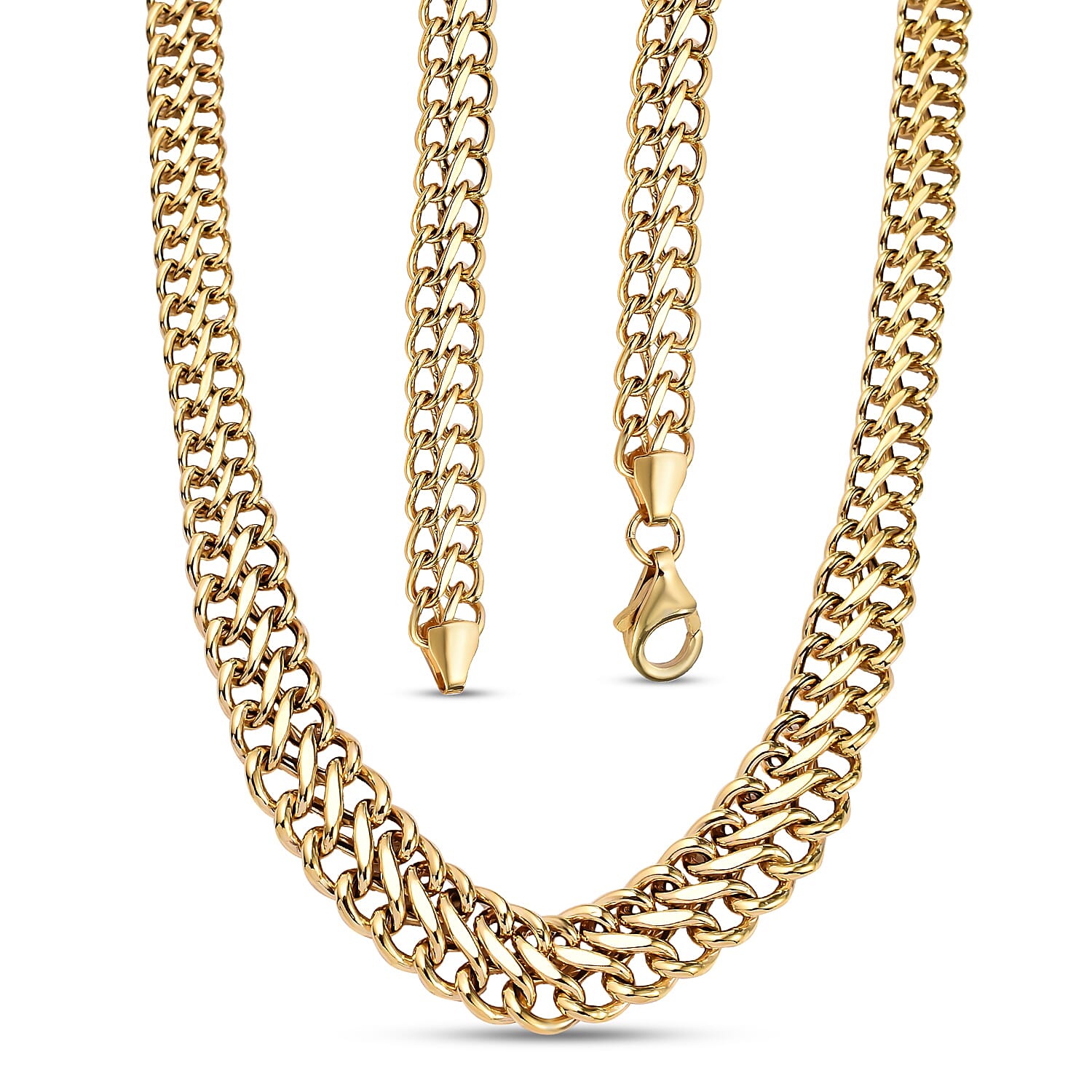 14K yellow gold store snakeskin design 20” chain