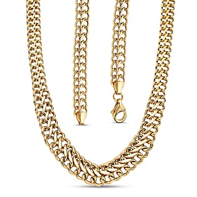 14k Yellow Gold 20 Inch Gold Snake Chain 9K Yellow Gold Snake