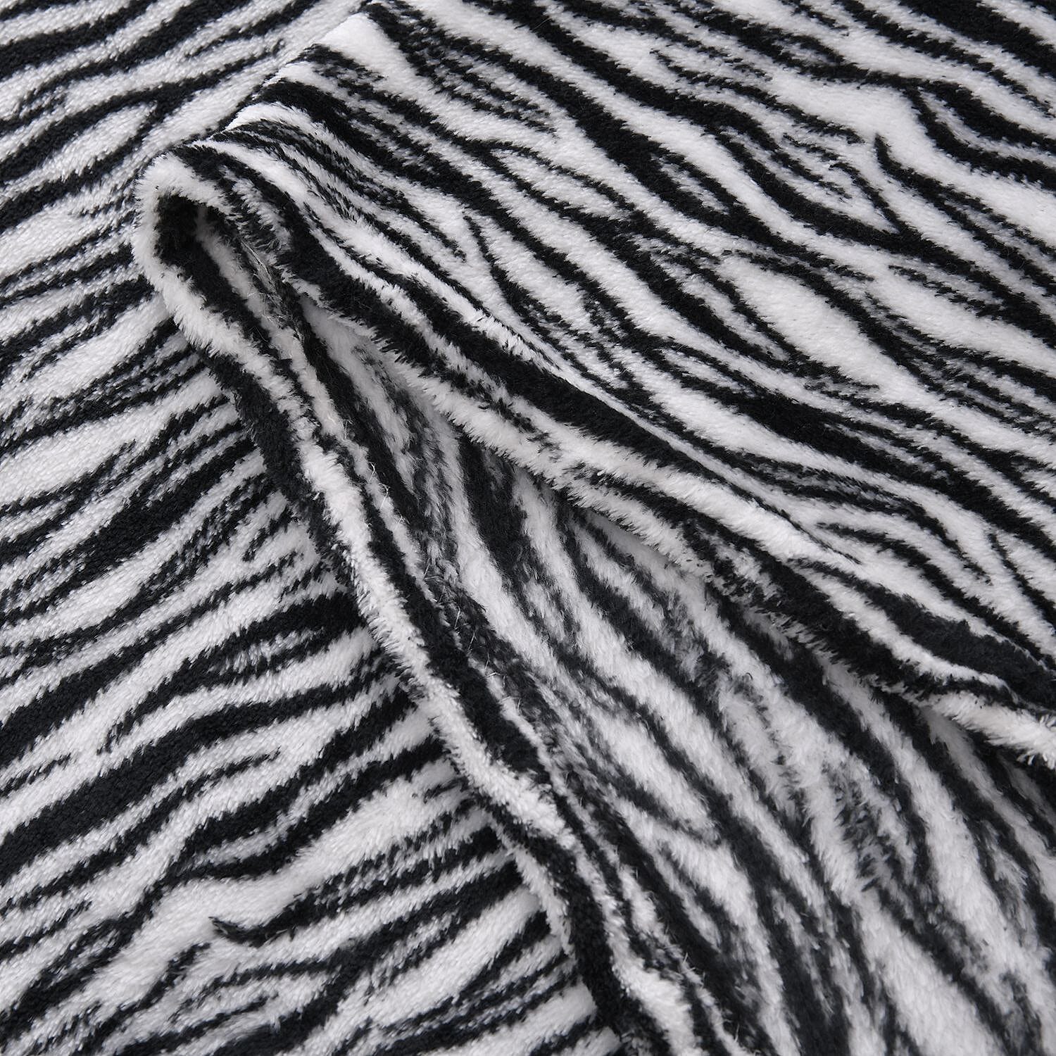 Tjc Polyester Stripe Blanket - Red & Red